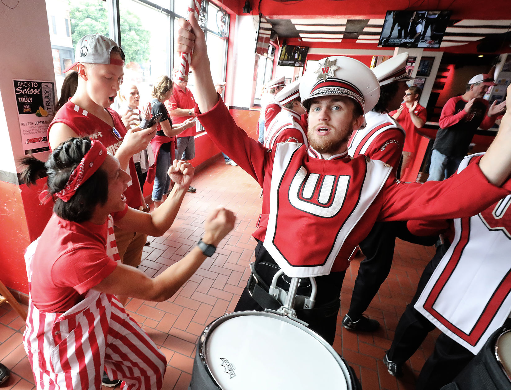 UW Band entertains fans on Regent Street